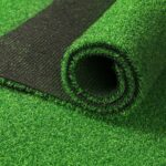 Artificial Grass Turf Roll with Black Backing in Qatar