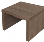 Dark Wood Square Coffee Table in Qatar