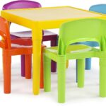 Colorful Plastic Kids Table and Chair Set in Qatar