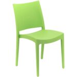 Green Stackable Plastic Restaurant Chair in Qatar