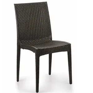 Black Woven Restaurant Chair in Qatar