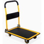 Yellow and Black Platform Hand Trolley in Qatar