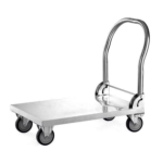 Stainless Steel Flatbed Platform Trolley in Qatar