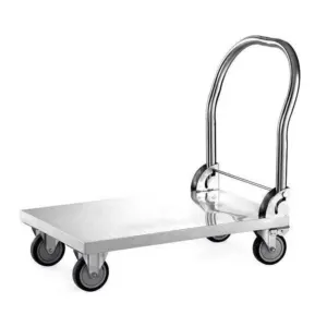 Stainless Steel Flatbed Platform Trolley in Qatar