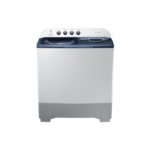 White Top-Loading Washing Machine with Control Panel in Qatar