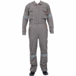 Grey Industrial Work Coverall Uniform in Qatar