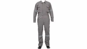 Grey Industrial Work Coverall Uniform in Qatar