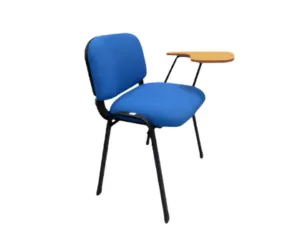 Blue Training Chair With Writing Pad