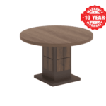 Round Wooden Meeting Table