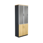 Office Storage Cabinet With Glass Doors