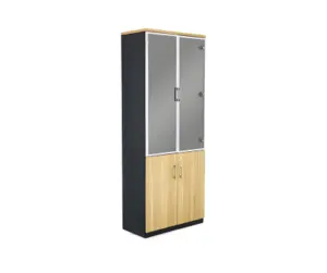 Office Storage Cabinet With Glass Doors