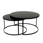 Black Nesting Coffee Table