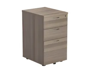 Wooden 3-Drawer Mobile Pedestal