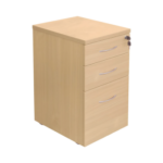 Maple 3-Drawer Mobile Pedestal