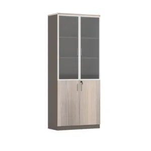 Wooden Glass Door Cabinet
