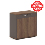 Low Wooden Office Cabinet With Lock
