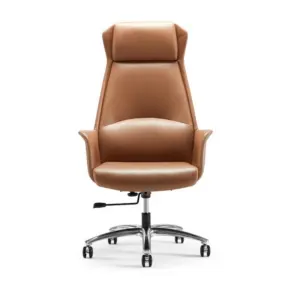 Tan Leather Executive Office Chair