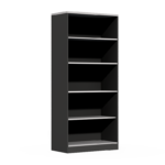 Black Office Bookshelf