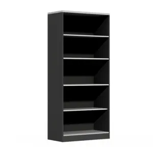 Black Office Bookshelf