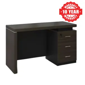 Wooden Office Desk With Drawers
