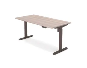 Height-Adjustable Desk with Mobile Pedestal