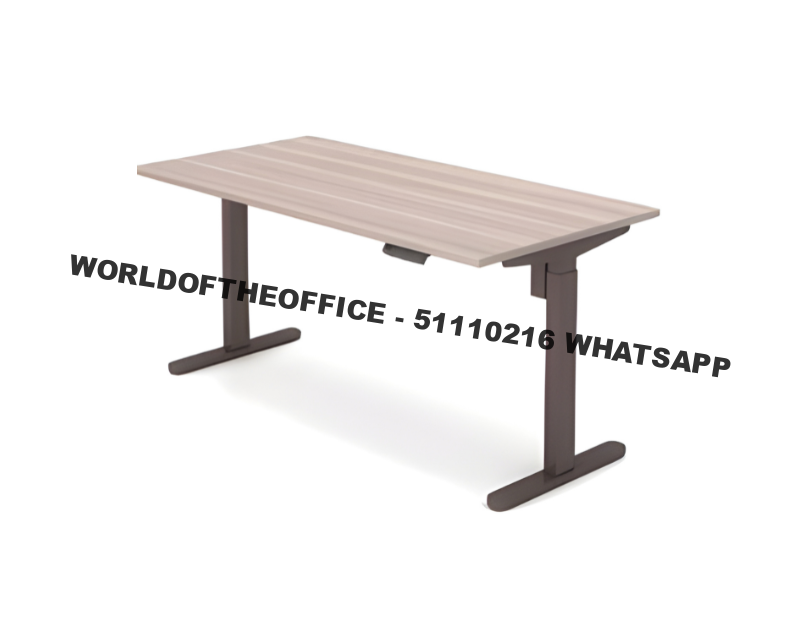 Height Adjustable Desk with Mobile Pedestal