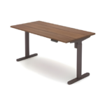 Height-Adjustable Workstation - Brown