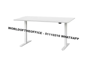 Height-Adjustable Workstation - White