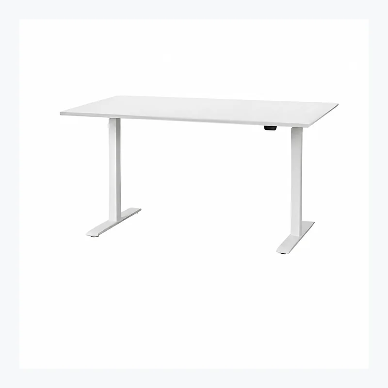 White height adjustable workstation for modern offices in Qatar
