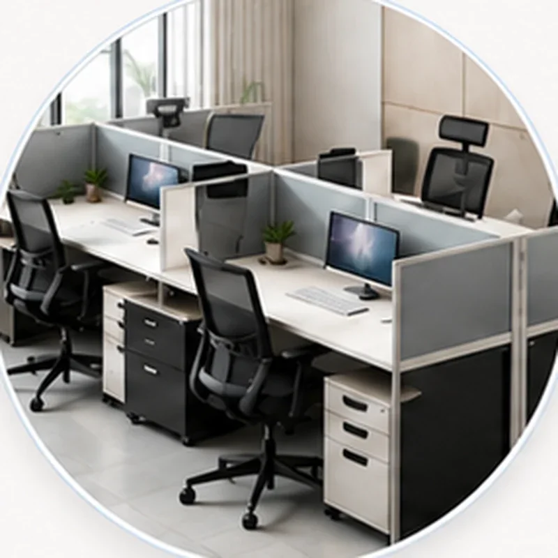 Modern modular office workstations in Qatar